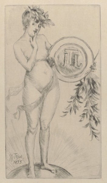 First Frontispiece (with the Monogram), 1875. Creator: James Tissot.