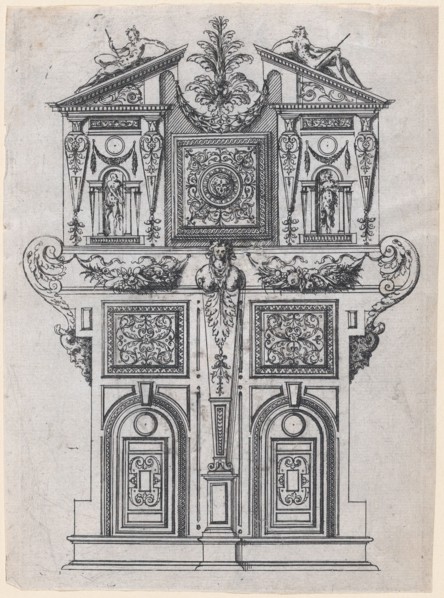 Furniture Design, 1565-70. Creator: Jacques Androuet Du Cerceau.