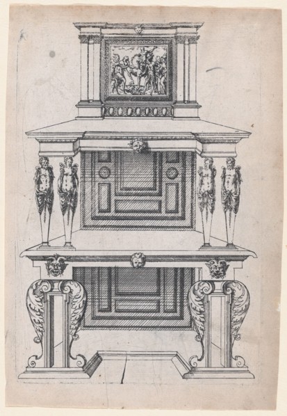 Furniture Design, 1565-70. Creator: Jacques Androuet Du Cerceau.