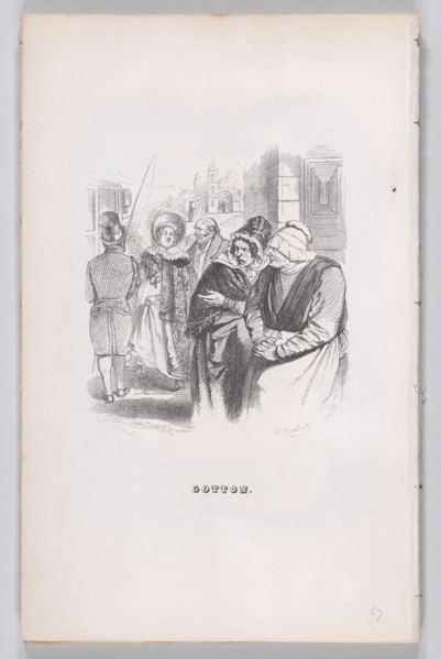 Gotton from The Complete Works of Béranger, 1836. Creator: Jean Ignace Isidore Gerard.