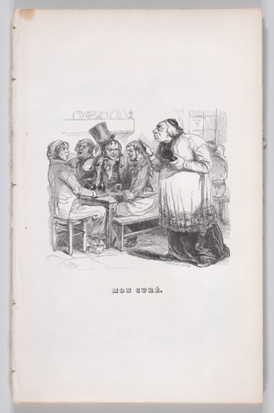 My cure from The Complete Works of Béranger, 1836. Creator: Jean Ignace Isidore Gerard.