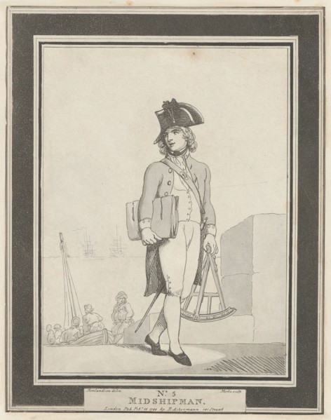 No. 5: Midshipman, February 15, 1799. Creator: Henri Merke.