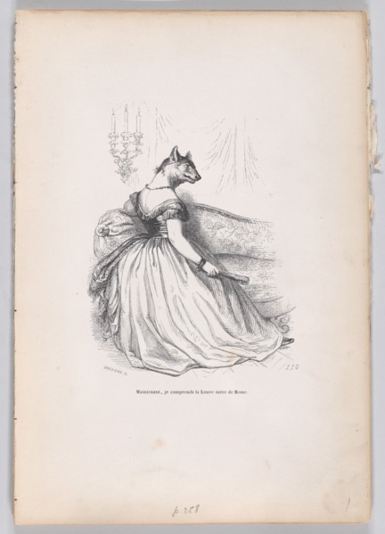 Now, I understand the mother wolf of Rome from Scenes from the Private and Public L..., ca. 1837-47. Creator: Louis-Henri Brevière.