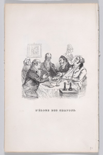 Praise of Chicken from The Complete Works of Béranger, 1836. Creator: Lacoste.