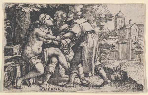Susanna and the Elders. Creator: Georg Pencz.