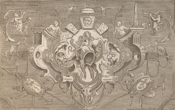 Targhe ed altri ornati di varie e capricciose invenzioni (Cartouches and other ornaments o..., 1773. Creator: Unknown.
