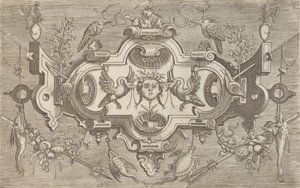 Targhe ed altri ornati di varie e capricciose invenzioni (Cartouches and other ornaments o..., 1773. Creator: Unknown.