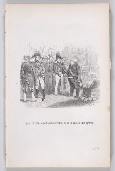The Barbaric Holy Alliance from The Complete Works of Béranger, 1836. Creator: Auguste Raffet.