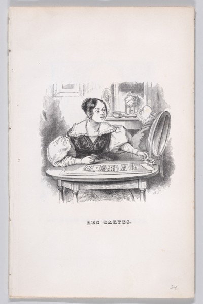 The Cards from The Complete Works of Béranger, 1836. Creator: Jean Ignace Isidore Gerard.