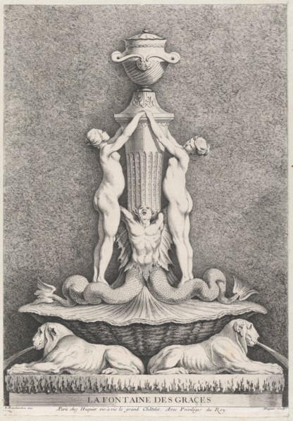 The Fountain of the Graces, 1737. Creator: Gabriel Huquier.