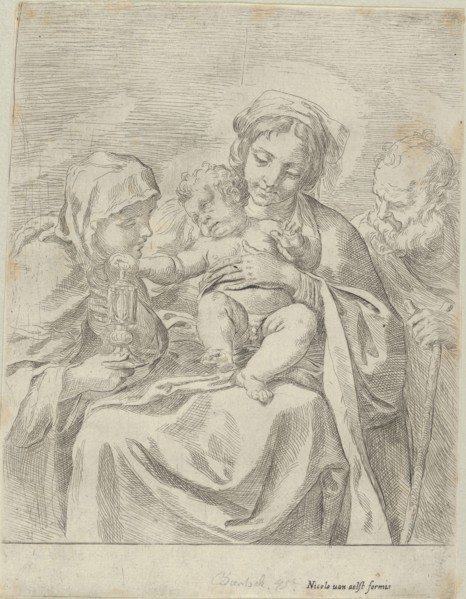 The Holy Family with Saint Clare, 1590-1600. Creator: Guido Reni.