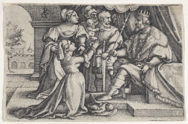 The Judgment of Solomon. Creator: Georg Pencz.