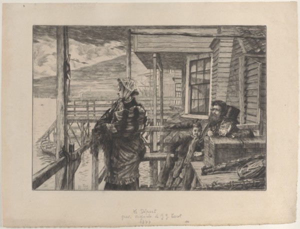 The Three Crows Inn, Gravesend, 1877. Creator: James Tissot.