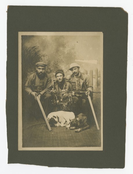 Photograph of a hunting party, ca. 1903. Creator: Unknown.