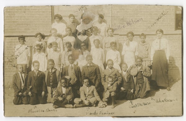 Photograph of schoolchildren and teachers, ca. 1913. Creator: Unknown.