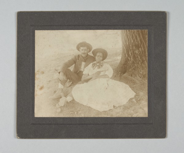 Photograph of a young couple in Texas, ca. 1920s. Creator: Unknown.
