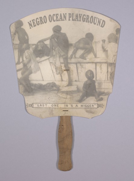 Fan advertising the American Beach Negro Ocean Playground, ca. 1935. Creator: Unknown.