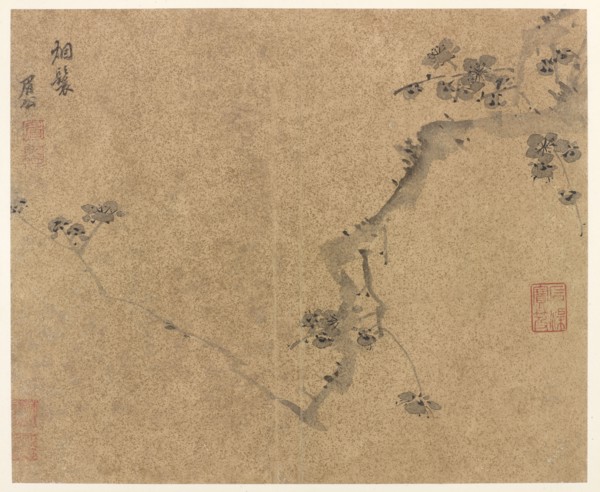A Plum Branch, Ming dynasty, ca.1580-1639. Creator: Chen Jiru.