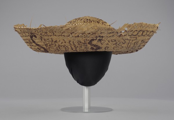 Straw sombrero hat associated with Civil Rights campaign, Camden, Alabama, 1971-1972. Creator: Unknown.