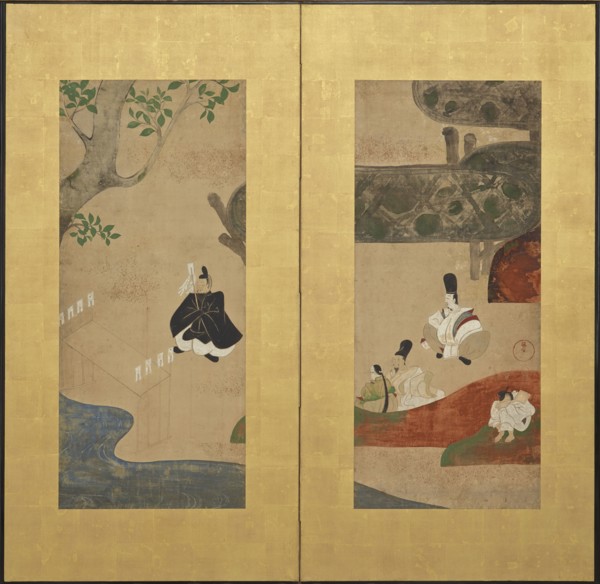 A Shinto ceremony, Edo period, late 17th-early 18th century.  Creator: Ogata Kenzan.