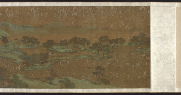 Landscape in blue and green, Ming or Qing dynasty, 17th-18th century. Creator: Unknown.