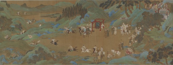 The Shanglin Park: Imperial Hunt, Ming or Qing dynasty, 17th century. Creator: Unknown.