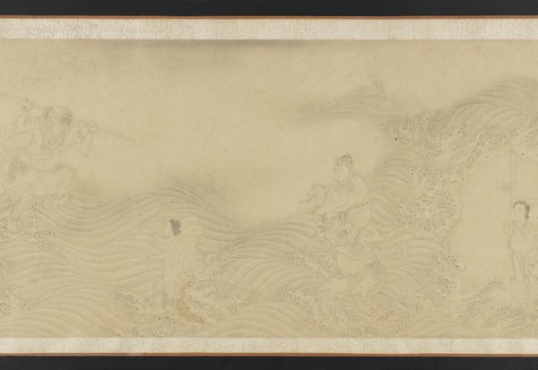 Luohans Crossing Land and Sea, Ming or Qing dynasty, 17th century. Creator: Unknown.