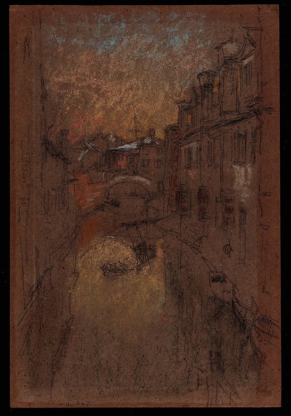 Winter Evening, 1879-1880. Creator: James Abbott McNeill Whistler.