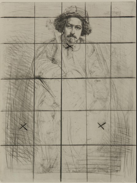 J. Becquet, Sculptor, 1859. Creator: James Abbott McNeill Whistler.