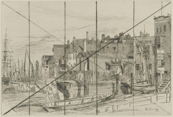 Thames Police, 1859. Creator: James Abbott McNeill Whistler.