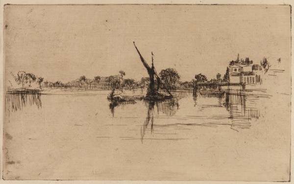 The Little Putney, 1879. Creator: James Abbott McNeill Whistler.