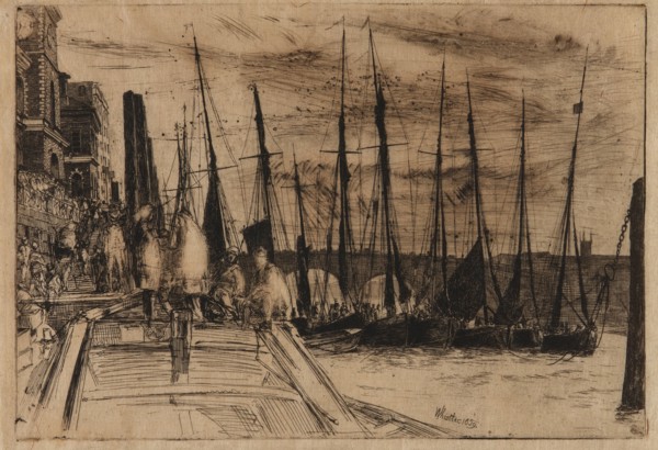 Billingsgate, 1859. Creator: James Abbott McNeill Whistler.