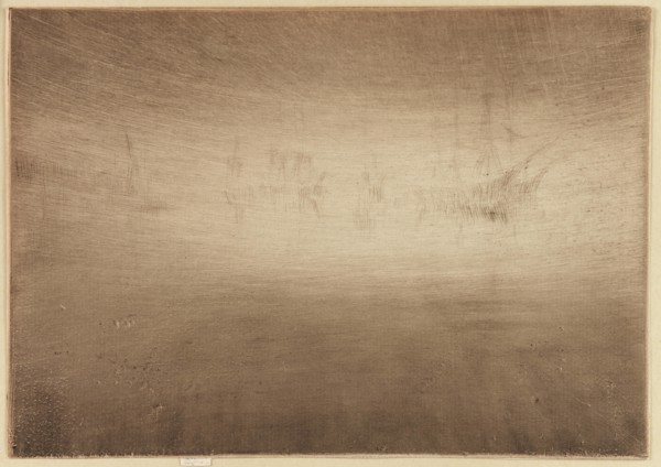 Nocturne Shipping, 1879-1880. Creator: James Abbott McNeill Whistler.