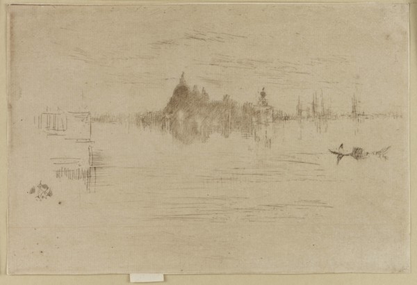 Nocturne: Salute, 1879-1880. Creator: James Abbott McNeill Whistler.