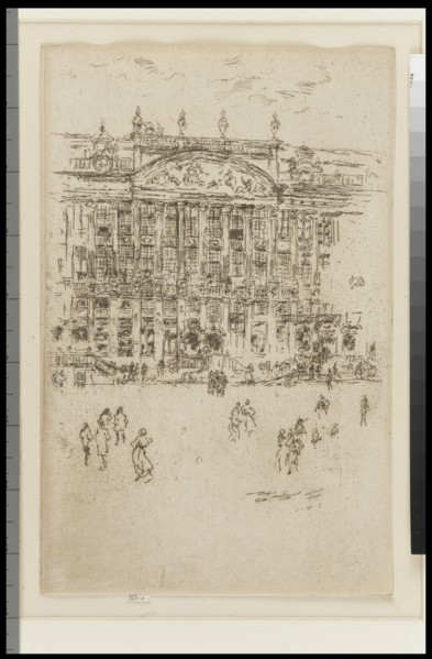 The Church- Brussels (Adoration), 1887. Creator: James Abbott McNeill Whistler.