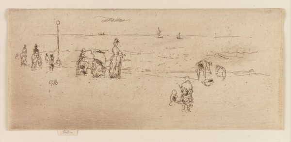 The Beach, Ostend, 1887. Creator: James Abbott McNeill Whistler.