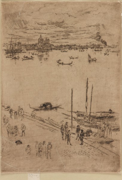 Upright Venice, 1879-1880. Creator: James Abbott McNeill Whistler.