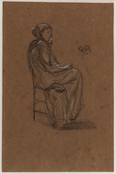 Female Figure, Seated, 1870-1873. Creator: James Abbott McNeill Whistler.