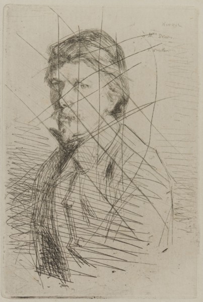 August Delâtre, 1858. Creator: James Abbott McNeill Whistler.
