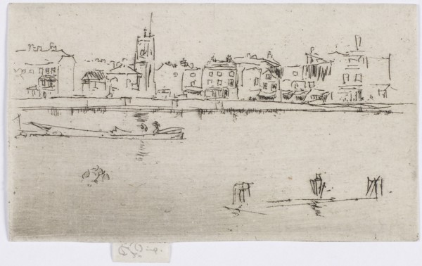 Little Chelsea (Memorial), 1887. Creator: James Abbott McNeill Whistler.
