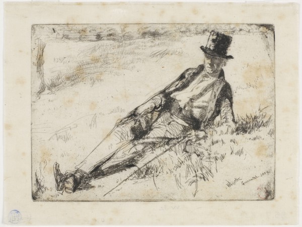 Greenwich Pensioner, 1859. Creator: James Abbott McNeill Whistler.