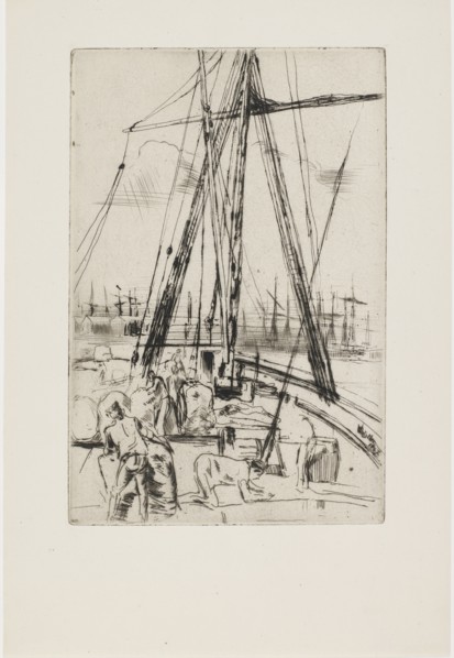 Shipping at Liverpool, 1867. Creator: James Abbott McNeill Whistler.