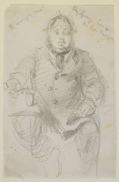 Chez George Sauer a Lion Rouge, 1858. Creator: James Abbott McNeill Whistler.