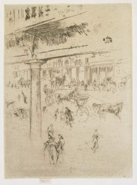 Regent's Quadrant, 1880-1881. Creator: James Abbott McNeill Whistler.