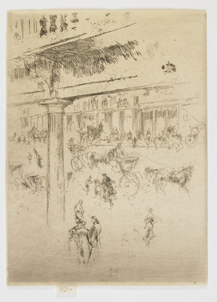 Regent's Quadrant, 1880-1881. Creator: James Abbott McNeill Whistler.