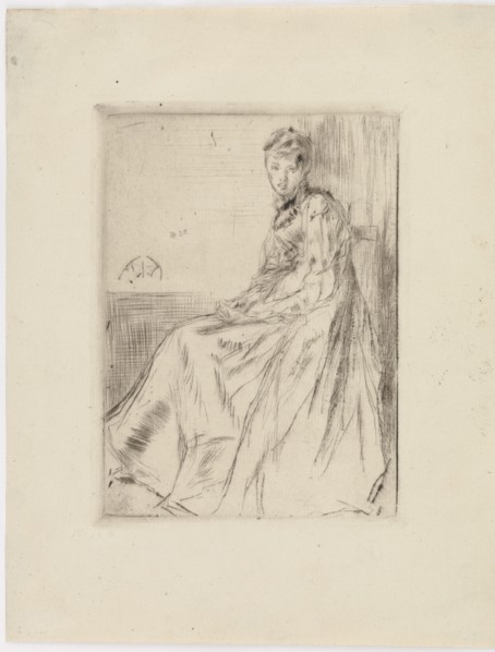 The Letter (Maud, seated), 1873. Creator: James Abbott McNeill Whistler.