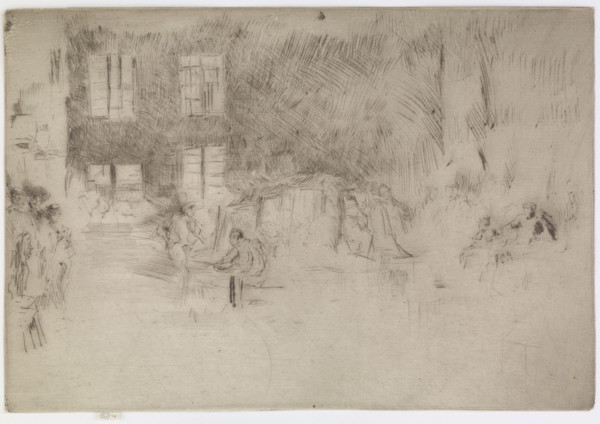 Murano-Glass Furnace, 1879-1880. Creator: James Abbott McNeill Whistler.