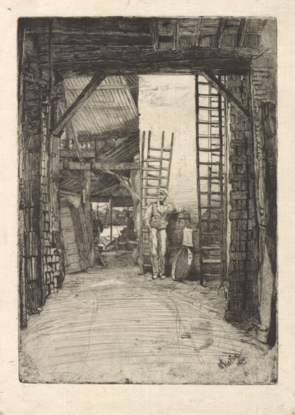 The Lime-Burner, 1859. Creator: James Abbott McNeill Whistler.
