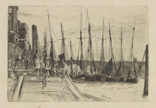 Billingsgate, 1859. Creator: James Abbott McNeill Whistler.