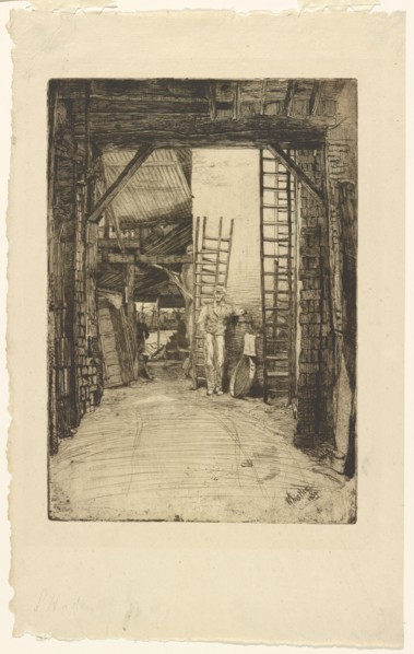 The Lime-Burner, 1859. Creator: James Abbott McNeill Whistler.